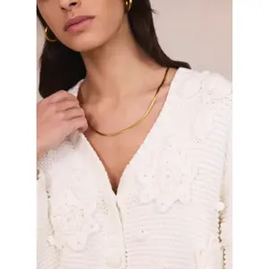 Mint Velvet Cream Applique Flower Cardigan